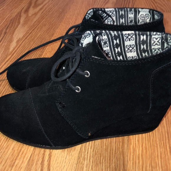 Toms desert wedge suede booties - Picture 4 of 7